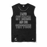 Goth I Love My Mama And Her Tattoos T-shirt Vest Top | Gthic.com