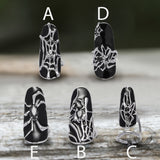 Goth Spider Alloy Animal Nail Rings | Gthic.com