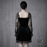 Gothic A Line Polyester Mini Dress | Gthic.com