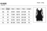 Gothic A Line Polyester Mini Dress