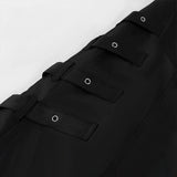 Gothic Asymmetrical Polyester Men's Overskirt