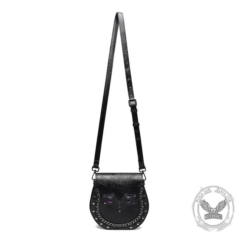 Gothic Bat Eye PU Leather Punk Crossbody Bag | Gthic.com