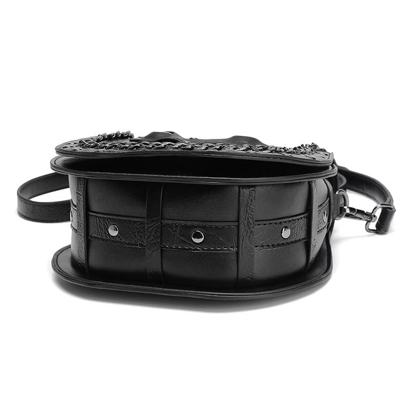 Gothic Bat Eye PU Leather Punk Crossbody Bag