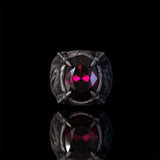 Gothic Beast Claw Gemstone Sterling Silver Ring