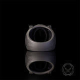 Gothic Beast Claw Gemstone Sterling Silver Ring