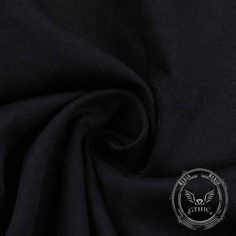 Gothic Bell Sleeve Slim Fit Versatile Lace-Up Shirt