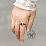Gothic Branch Stainless Steel Engagement Ring