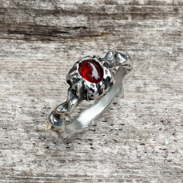Gothic Branch Stainless Steel Engagement Ring | Gthic.com