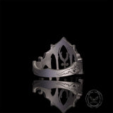 Gothic Cathedral Sterling Silver Cross Ring