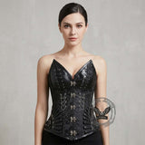 Gothic Chain Design Jacquard Steel Bone Corset | Gthic.com