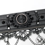 Gothic Chains Rivets Choker Necklace | Gthic.com