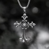 Gothic Cross Stainless Steel Pendant | Gthic.com