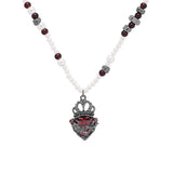 Gothic Crown Heart Alloy Jewelry Set