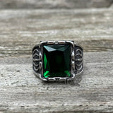 Gothic Crown Stainless Steel CZ Ring  | Gthic.com