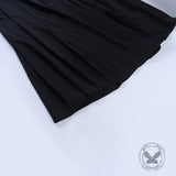 Gothic Dark-Style High-Slit Versatile Long Skirt