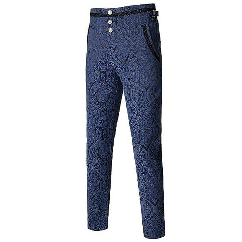 Gothic Dark Jacquard Trousers | Gthic.com