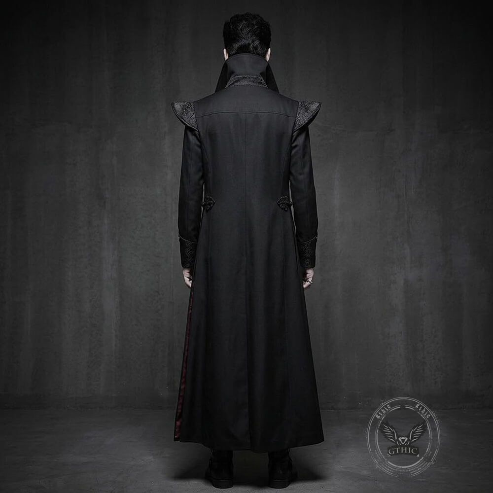 Gothic Dark Vampire-Style Long Trench Costume | Gthic.com