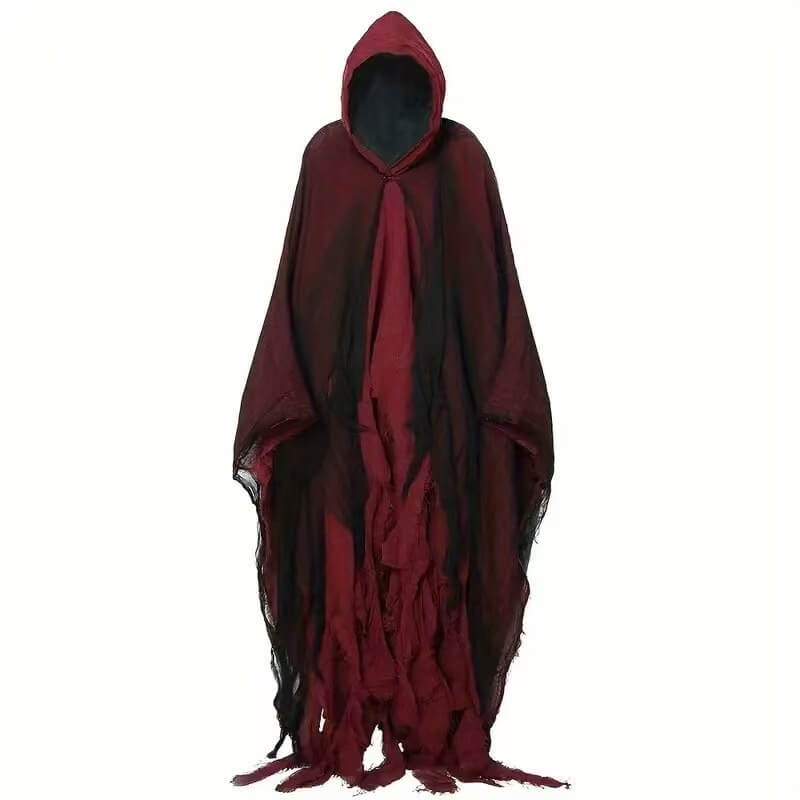 Gothic Death Coming Halloween Costume Hooded Cloak