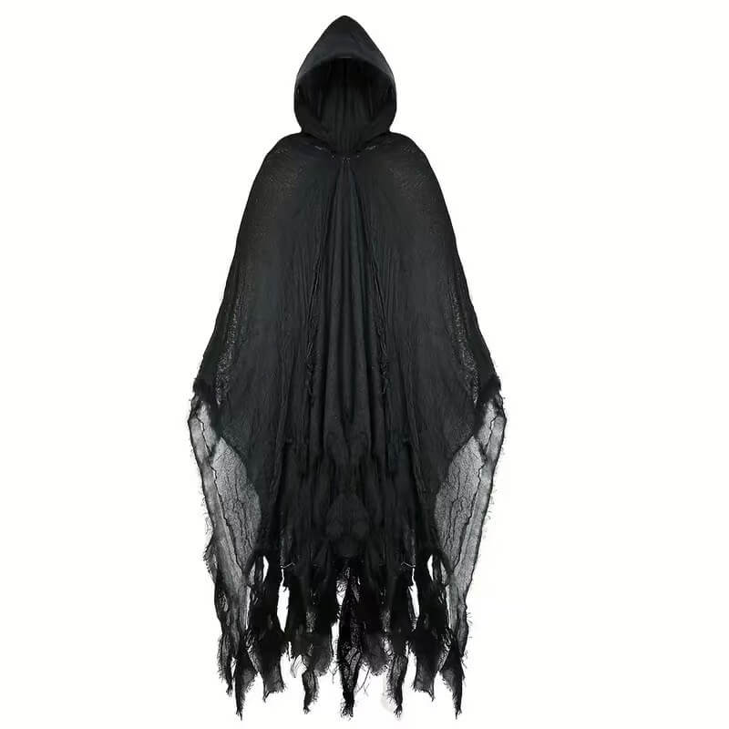 Gothic Death Coming Halloween Costume Hooded Cloak