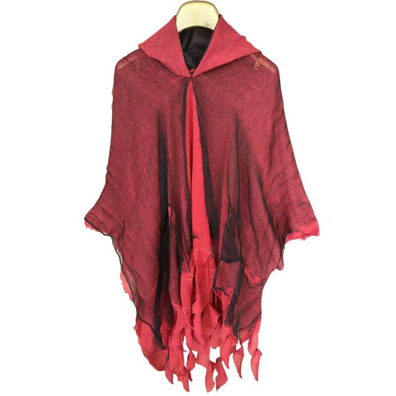 Gothic Death Coming Halloween Costume Hooded Cloak