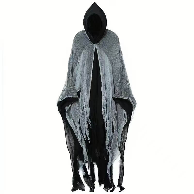 Gothic Death Coming Halloween Costume Hooded Cloak