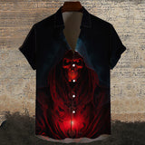 Gothic Death Skull Short Sleeve Shirt | Gthic.com