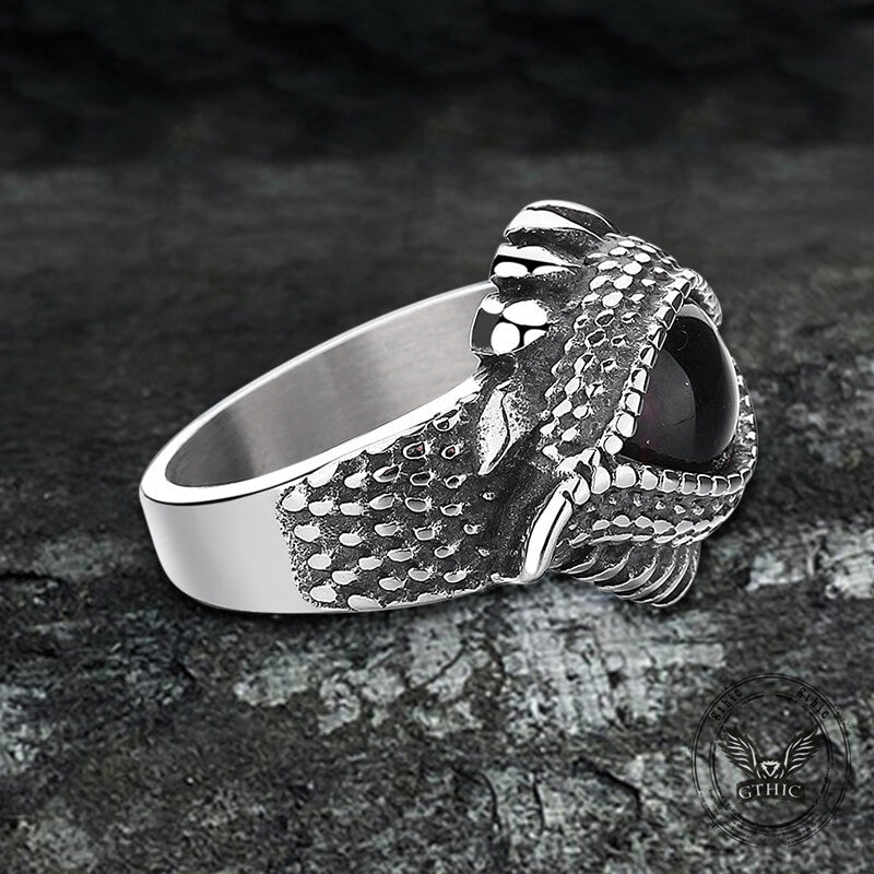 Gothic Evil Eye Stainless Steel Ring