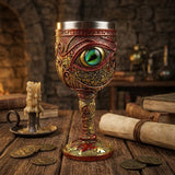 Gothic Eye of the Dragon Mystical Stainless Steel Goblet | Gthic.com
