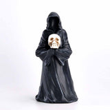 Gothic Faceless Grim Reaper Skull Statue Resin Figurines
