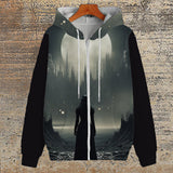 Gothic Female Warrior Polyester Hoodie Coat | Gthic.com
