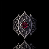 Gothic Filigree Sterling Silver Gemstone Ring | Gthic.com