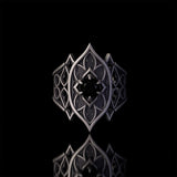 Gothic Filigree Sterling Silver Gemstone Ring