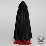 Gothic Fur Collar Winter Hooded Cape | Gthic.com