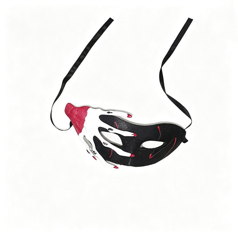 Gothic Ghostly Hand Design PU Leather Mask