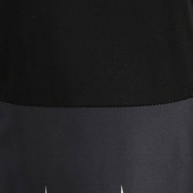 Gothic Halloween Pumpkin Print Round Neck Swing Dress