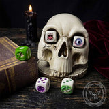 Gothic Horror Demon Dice Set Resin Ornaments | Gthic.com