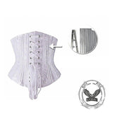 Gothic Jacquard 24 Steel Boned Waist Corset | Gthic.com