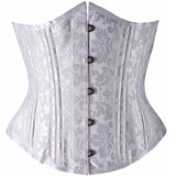 Gothic Jacquard 24 Steel Boned Waist Corset | Gthic.com