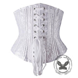 Gothic Jacquard 24 Steel Boned Waist Corset | Gthic.com