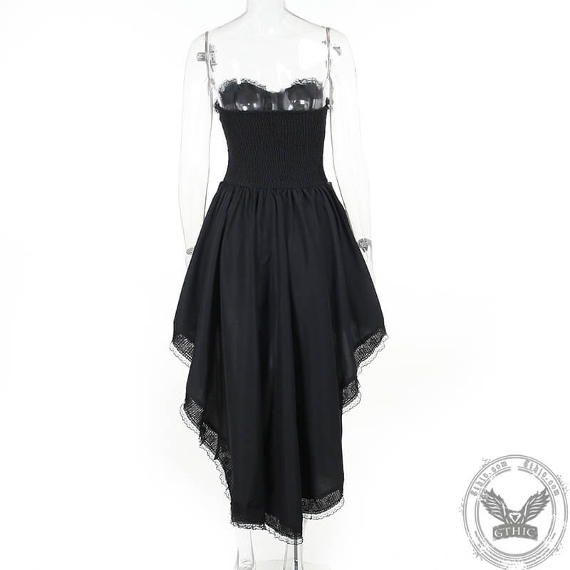 Gothic Lace Polyester Corset Dress | Gthic.com