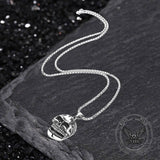 Gothic Laughing Skull Stainless Steel Pendant | Gthic.com