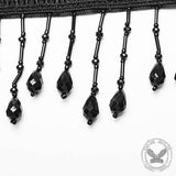 Gothic Lolita Beads Tassels Choker Necklace