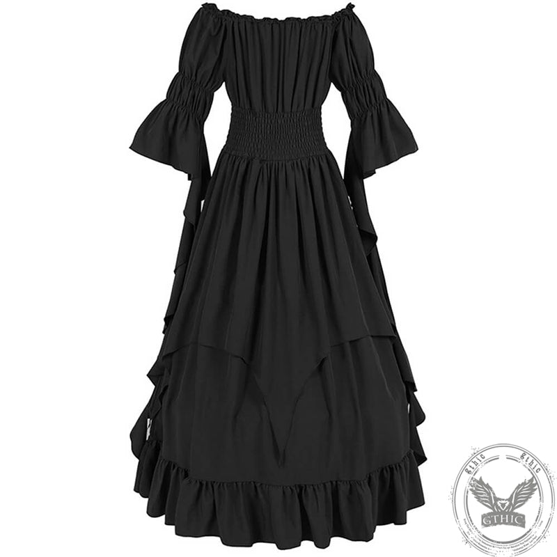 Gothic Medieval Renaissance Witch Dress, Green - Back Order / 2XL/3XL (Bust 27.6-53.5 inch) Gothic Medieval Renaissance Witch Dress, Green - Back Order / 2XL/3XL (Bust 27.6-53.5 inch)