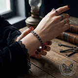 Gothic Multi-Skull Pattern Stainless Steel Bracelet | Gthic.com