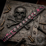 Gothic Multiple Skull Rhinestone PU Leather Belt