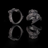 Gothic Mutant Fish Sterling Silver Animal Ring | Gthic.com