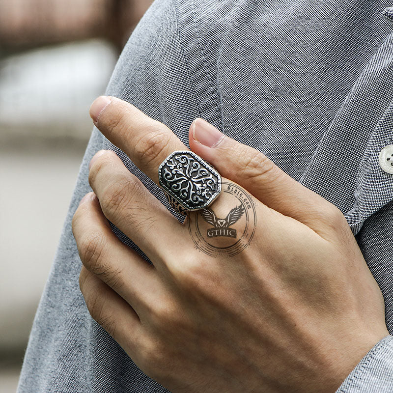 Skull Ring Unique Mens Silver Rings Silver Rings For Men Imitation