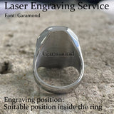 Gothic Pattern Stainless Steel Ring
