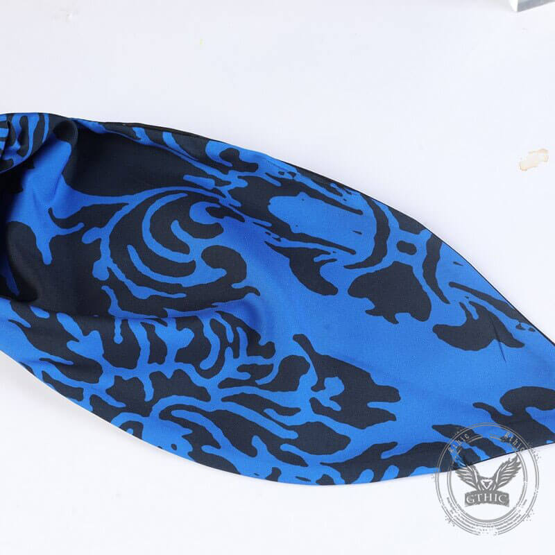 Gothic Print Palace Style Hooded Halloween Dress Costume