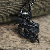 Gothic Pterosaur Skull Stainless Steel Pendant | Gthic.com